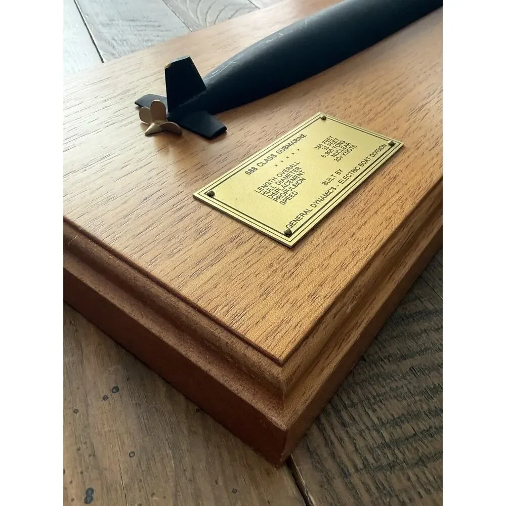 688 Class Submarine Wall Plaque Electronic Boat Division